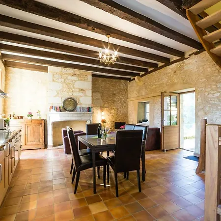Au Coeur De Beynac, Superbe Maison Du 14Eme Siecle Avec Jardin Panoramique Exterior foto
