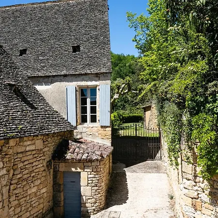 Au Coeur De Beynac, Superbe Maison Du 14Eme Siecle Avec Jardin Panoramique Exterior foto