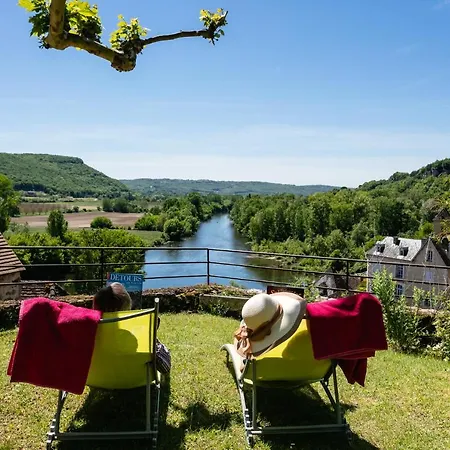 Au Coeur De Beynac, Superbe Maison Du 14Eme Siecle Avec Jardin Panoramique Exterior foto